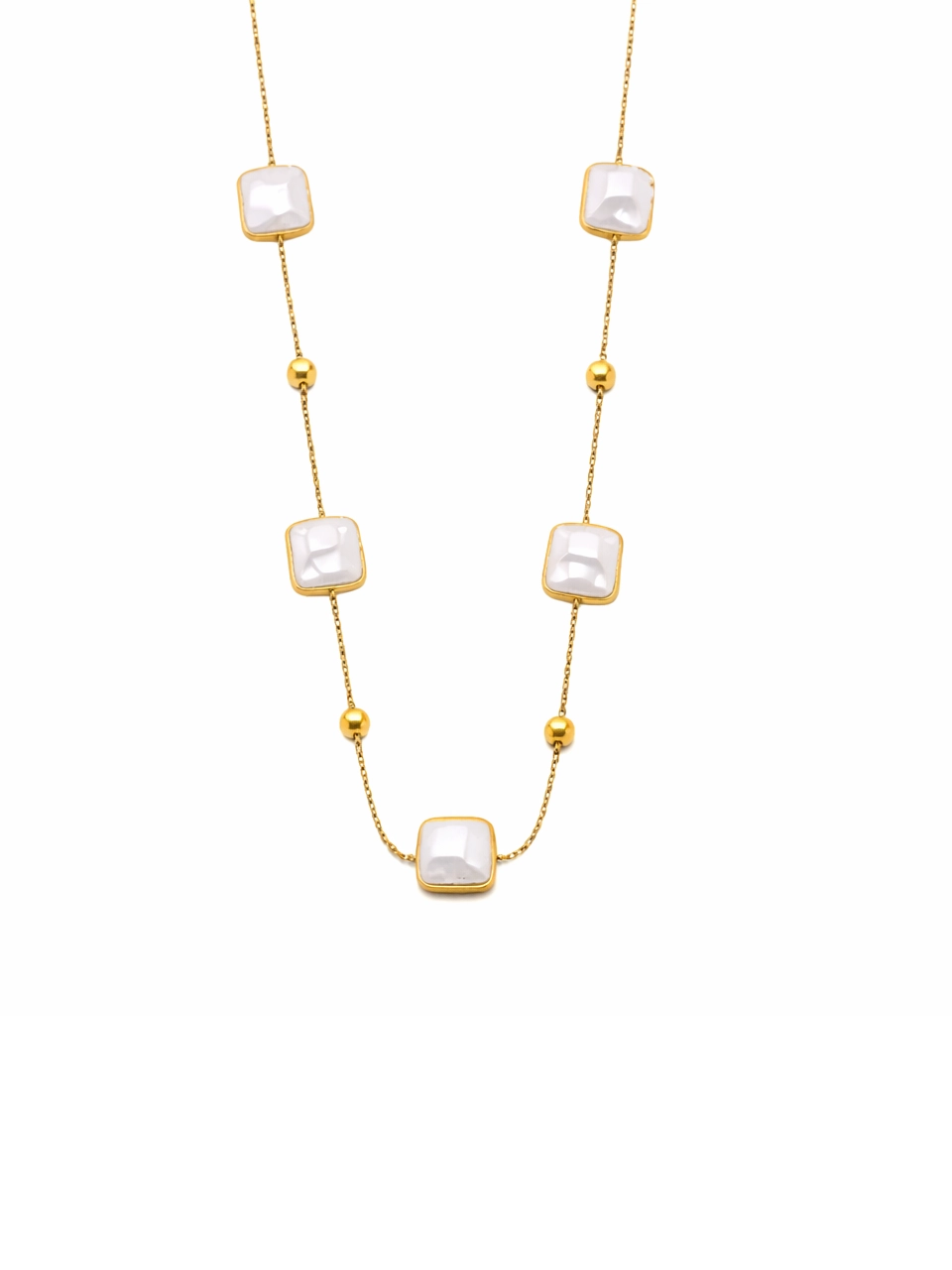 Pearl Station Necklace