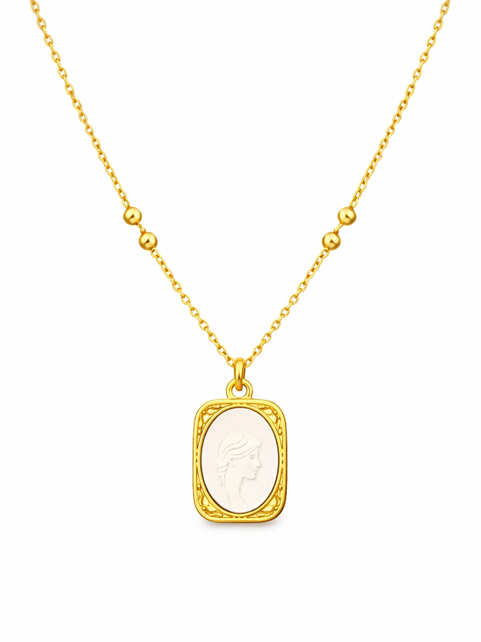 Cross Medallion Necklace