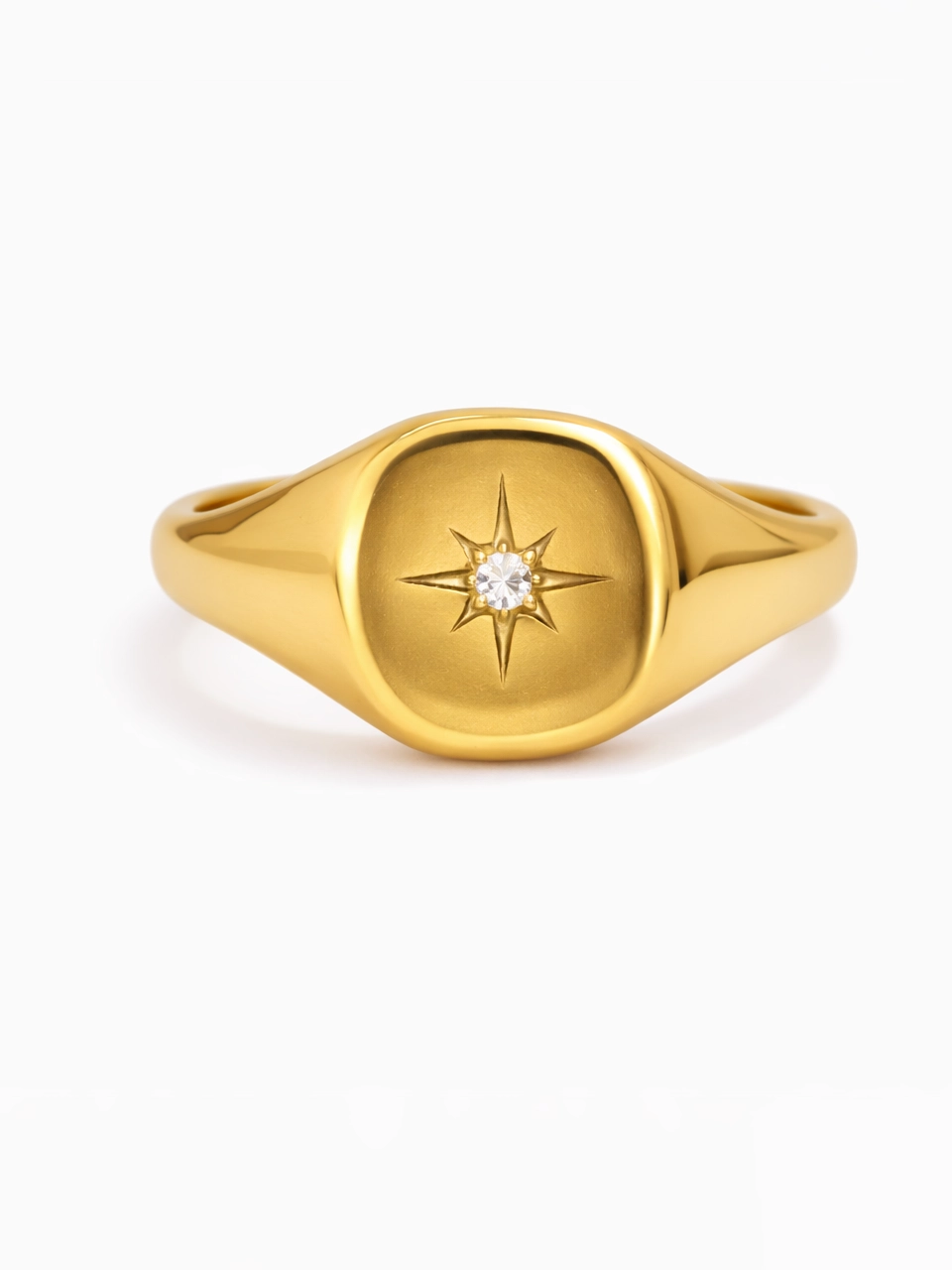 Starburst Signet Ring