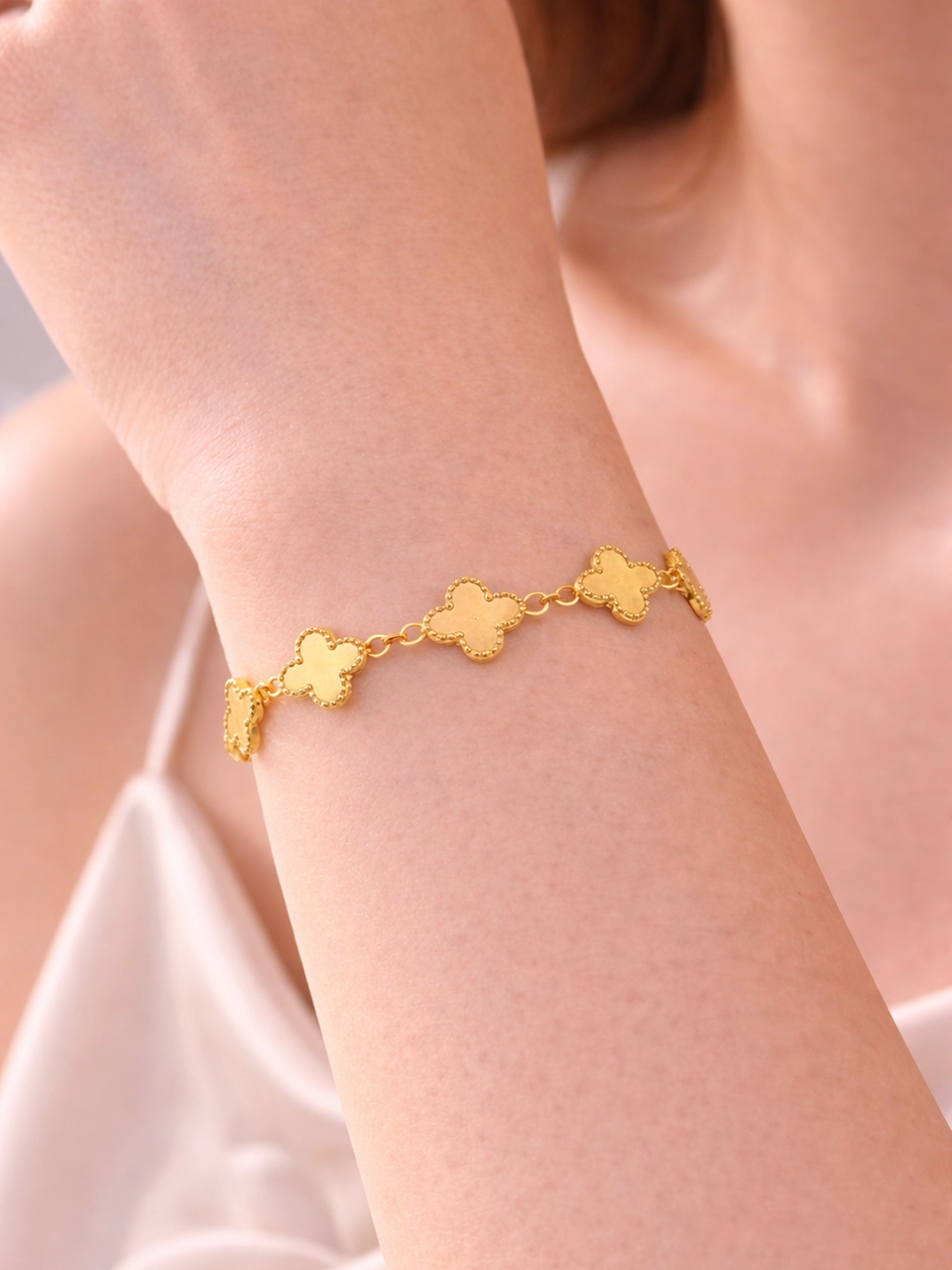 4 Close-up Bracelet shot with Model