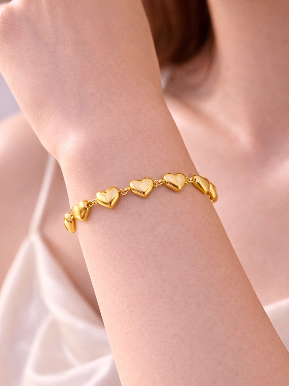 4 Close-up Bracelet shot with Model