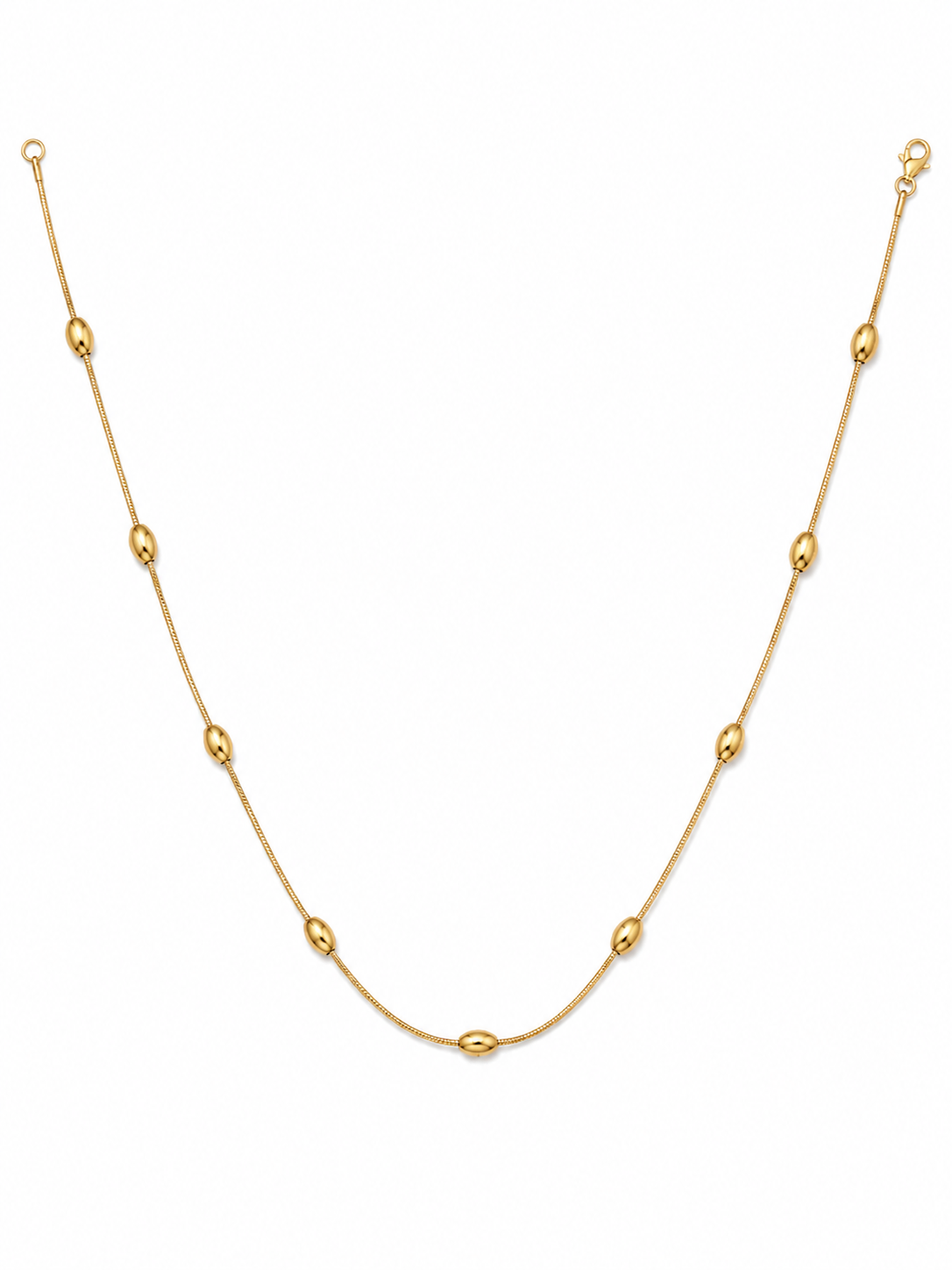 Minimalist Station Bead Necklace